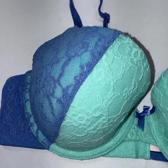 Victoria's Secret Women Bra 36C Beige Semi Demi Lift Convertible Underwired - Picture 3 of 13